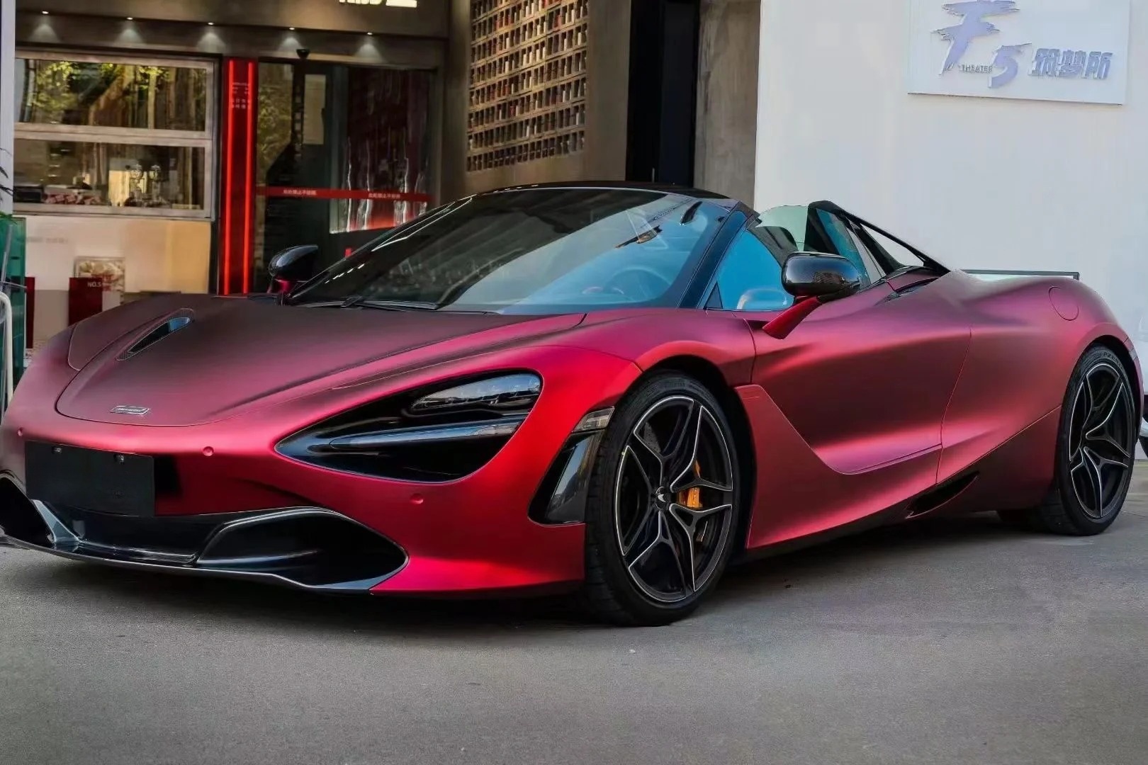Car Color Change Matte Electroplating Film Series Romanee Red Personalized Ultra-Matte Venom Green Full Car Paint Protection Film