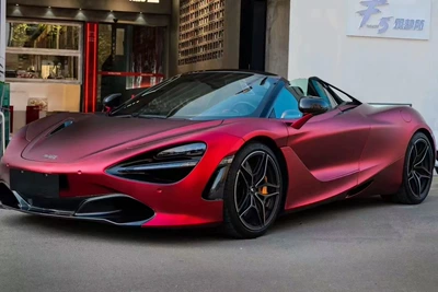 Ultra-Matte Venom Green Full Car – Auto Color Change Film - matte-electroplated-red-152m-17m