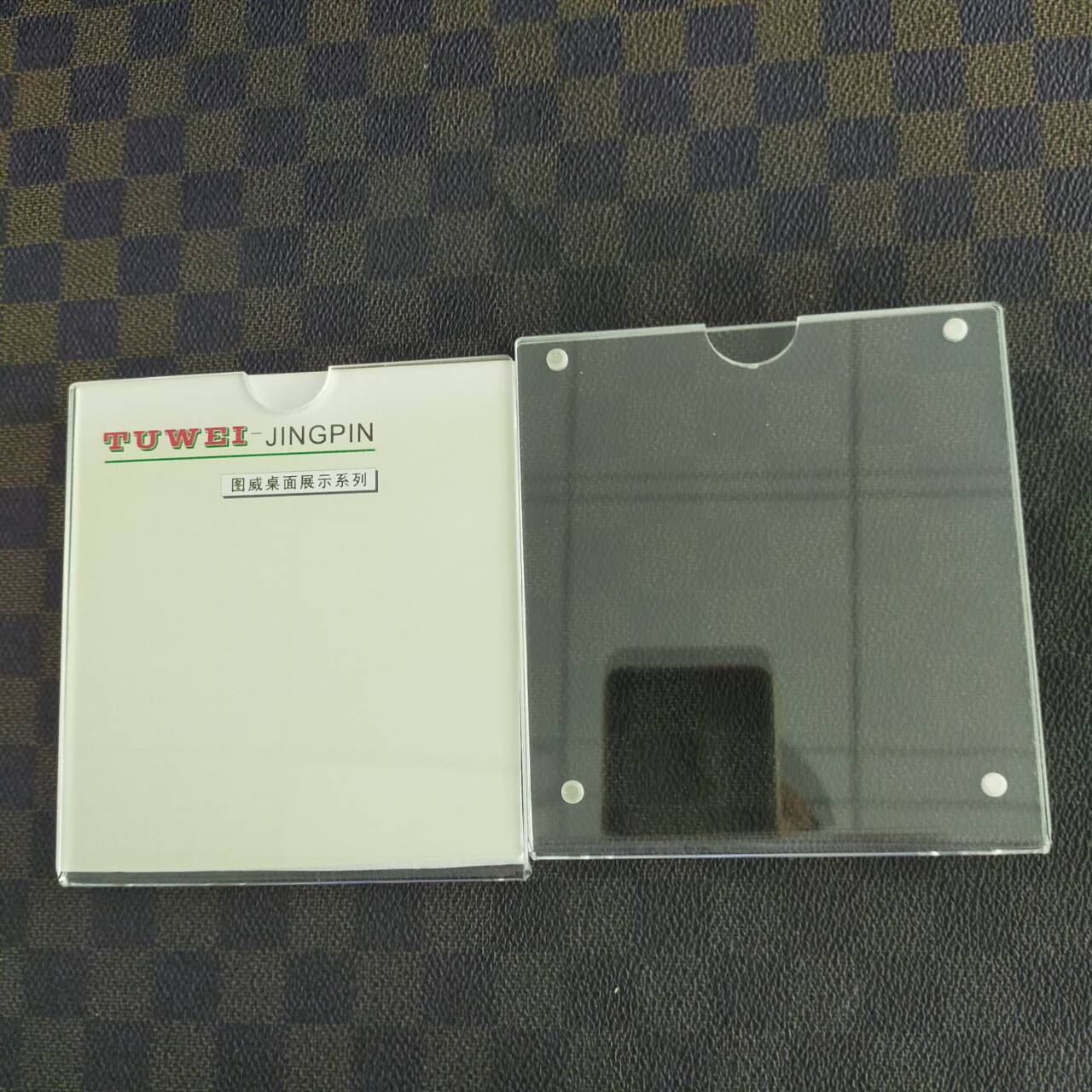 销售亚克力相框磁吸高清透明加厚创意生日钞水晶双面夹画强磁相框