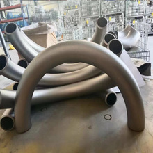 厂家供应TA1TA2不锈钢弯管管件 114x8mm180度6D无缝推制焊接弯头