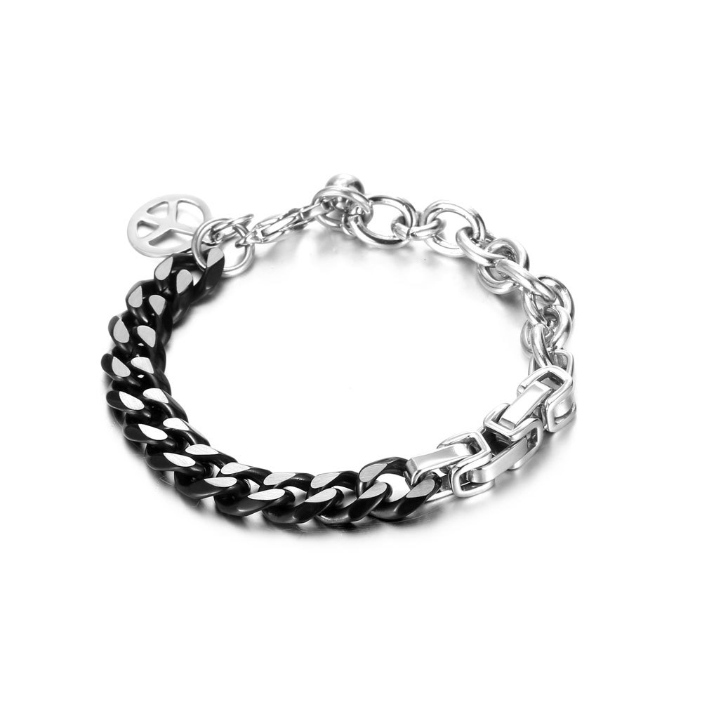 Men's Cuban Link Bracelet Stainless Steel Waterproof Jewellery_voghion.com