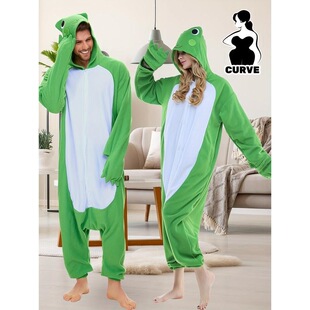 Z 94545 Cute Frog Cartoon Pajamas ��ͨ����˯�� �羳�W��