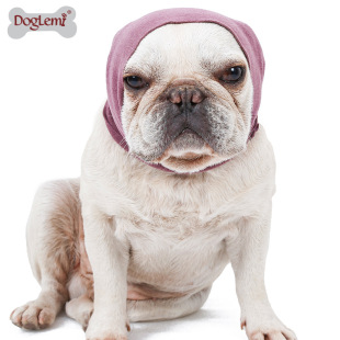Dog beauty earmuffs anti-noise TPU earmuffs high elastic soft warm decompression Pet ear cover cloth hat