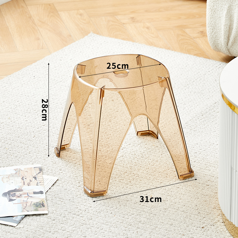 ↬↬↬Transparent Tea·Extra Thick·Children's Stool, Bearing 200 Jin↫↫↫
