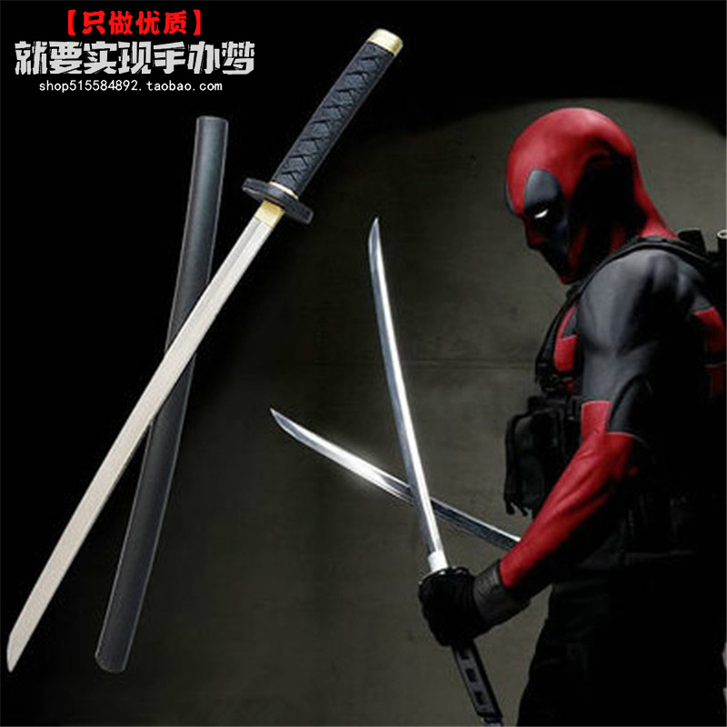 COS武器动漫忍者死侍刀剑儿童玩具装备PU材质表演武士漫展道具