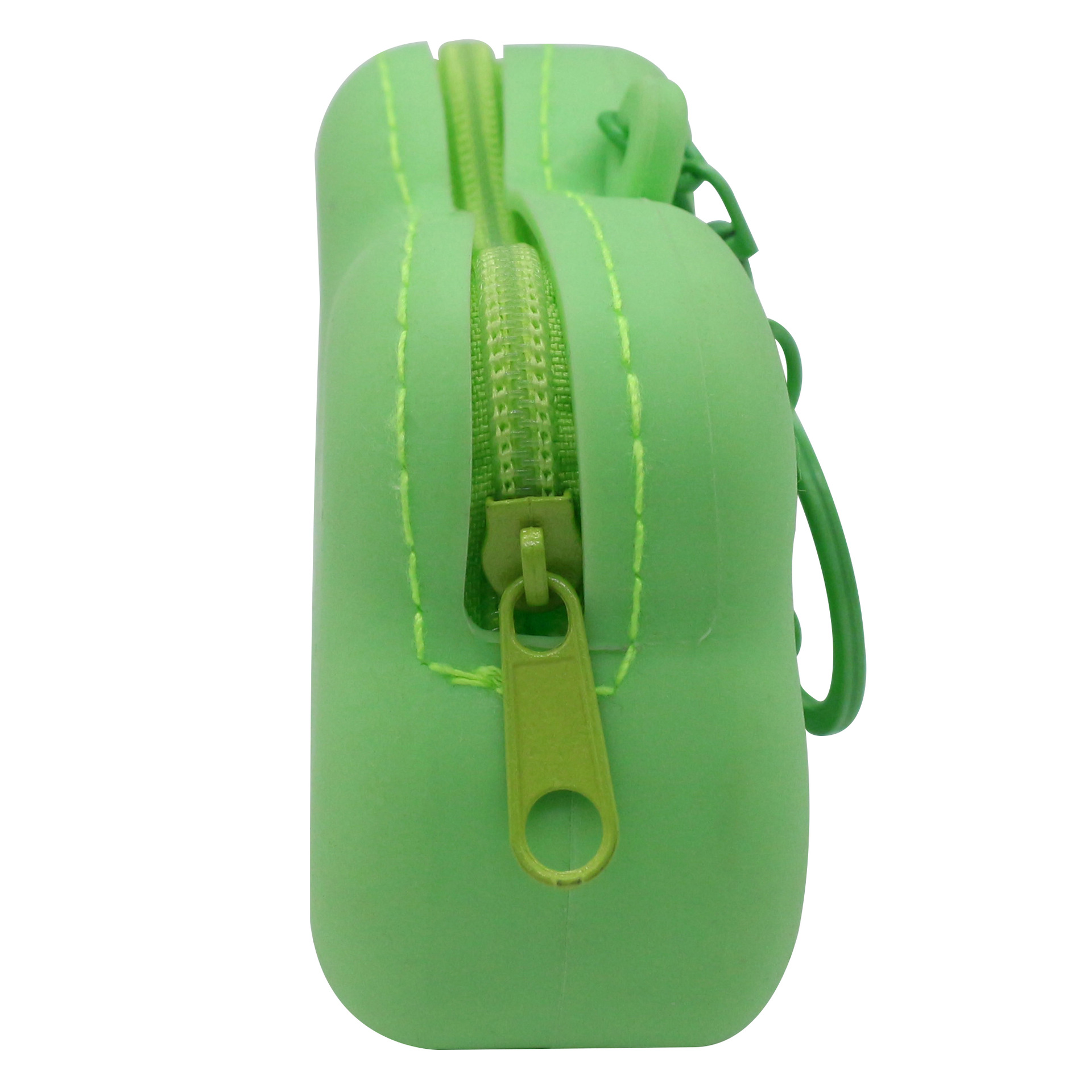 Nuevo monedero de cambio de silicona en stock colgante rana pareja llavero de dibujos animados almacenar animales cartera pequeña al por mayor