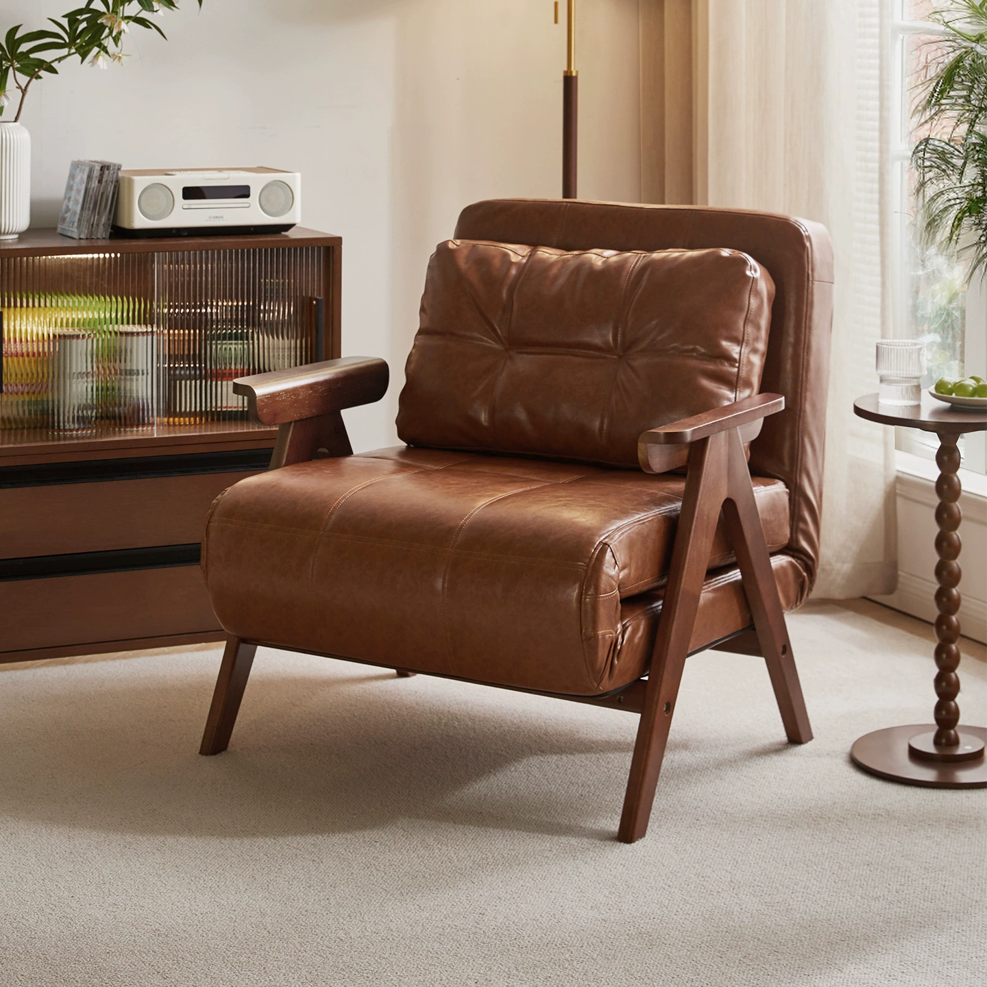 Jiayi одинарный складной диван-кровать двойного назначения, новинка 2025 года, маленькая квартира, гостиная, балкон, многофункциональная выдвижная кровать из цельного дерева