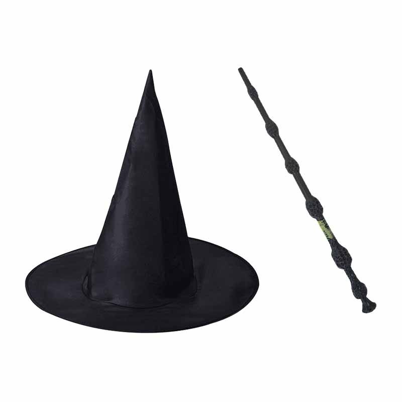 魔女魔法の帽子 cos ドレスアップ小道具ハロウィンウィザードハット魔女帽子プロムパーティーレイアウトハリーポッター|undefined