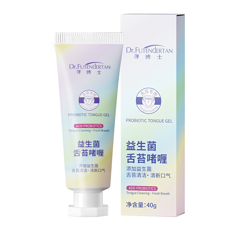 Gel Limpiador de Lengua con Probióticos Limpieza Profunda para Cuidado Bucal