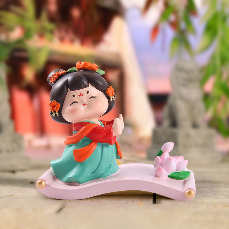 人気商品 唐小環 江山如画 携帯電話スタンド 卓上飾り 美しい小さな贈り物 友達へのプレゼント|undefined