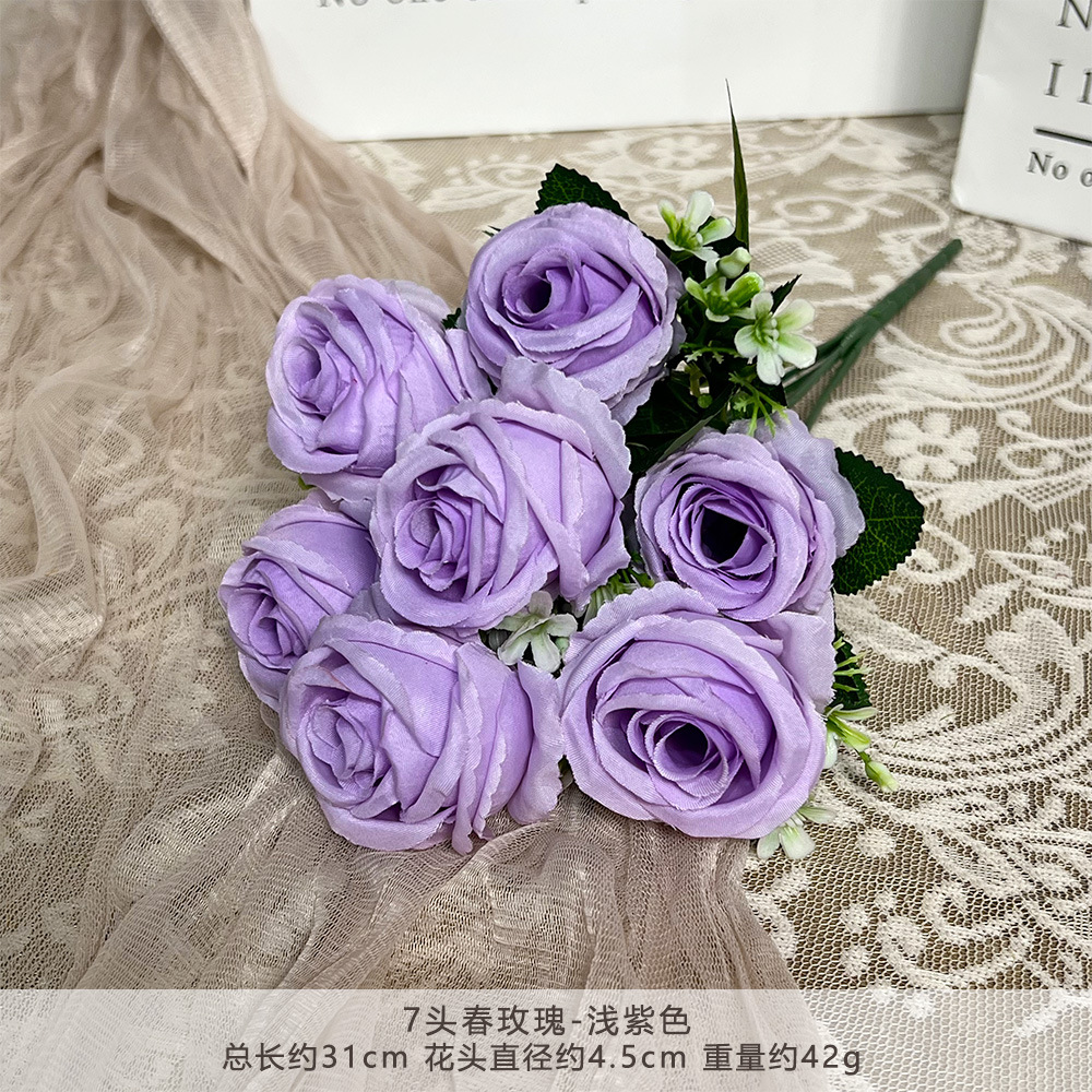 RLY-7 rosas de primavera-violeta claro