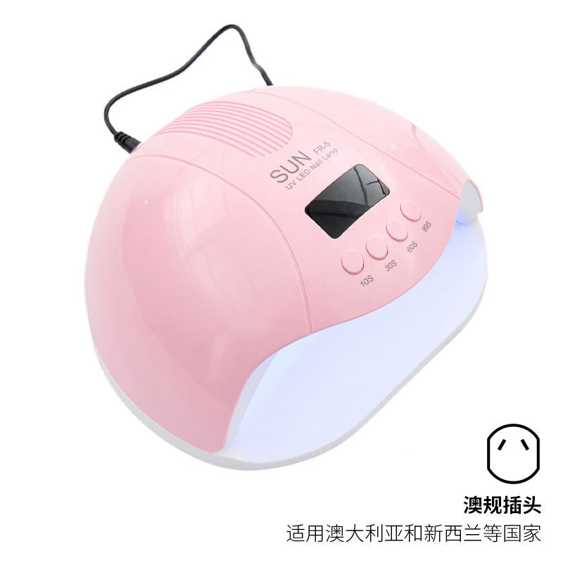 Lámpara de manicuras 280W de alta potencia de manicuras de dos fuentes de luz de lámpara de manicuras de perlas de luz de secado rápido de pantalla digital de luz de fototerapia