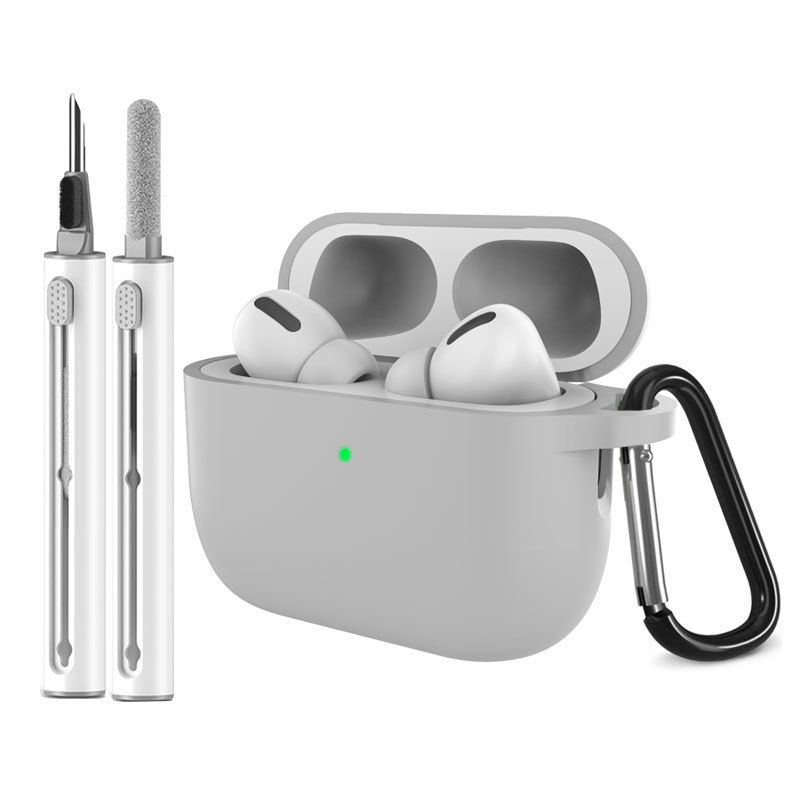 适用Airpodspro3保护套苹果耳机保护壳硅胶纯色airpods保护壳批发|undefined