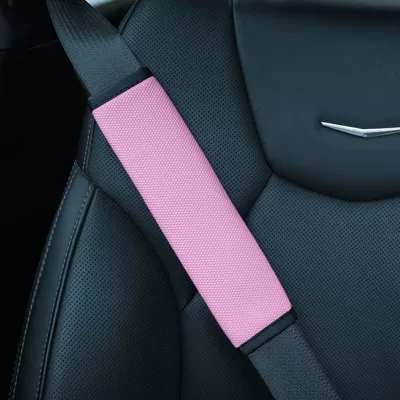 Car seatbelt shoulder pad Seat belt shoulder pad - basketball-pattern-shoulder-pads-in-pink-23cm