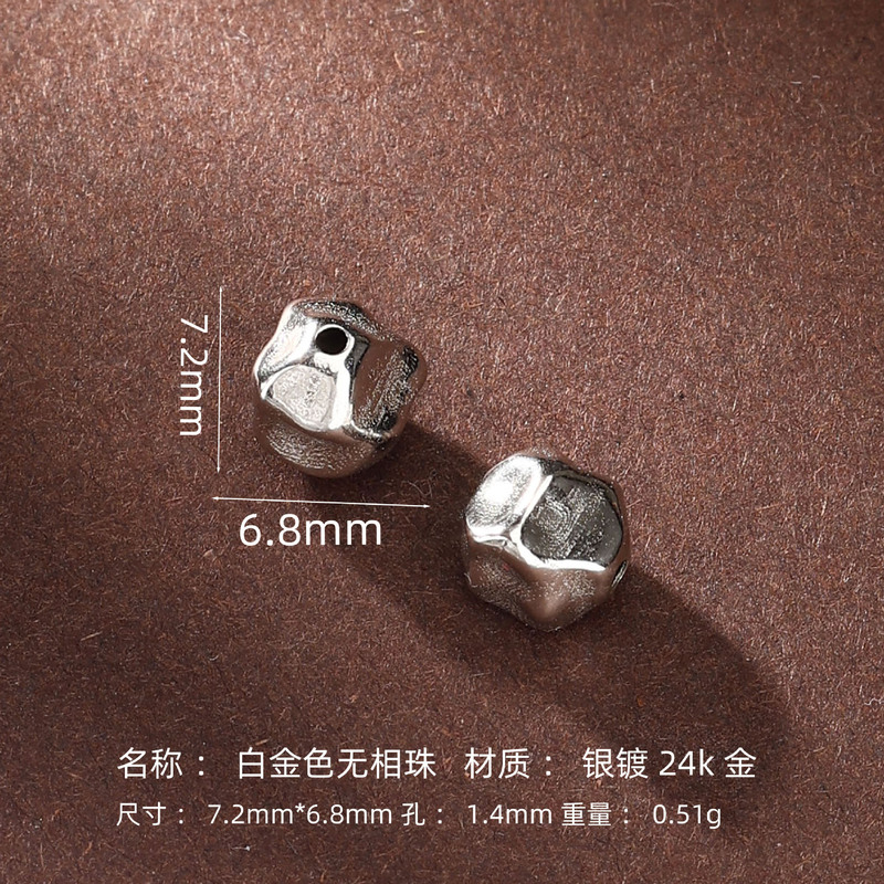 925 シルバー金メッキイエロー富の神ビーズブレスレットバッククラウドビーズアクセサリー文具ビーズスタームーンダイヤモンドスターリングシルバーアクセサリー|undefined