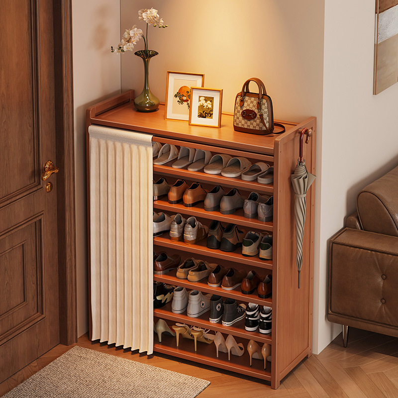 Shoe Rack for Home Entrance, Multi-Layer Indoor Narrow 2025 New Model for Rental Housing, Simple Dustproof Storage Shoe Cabinet