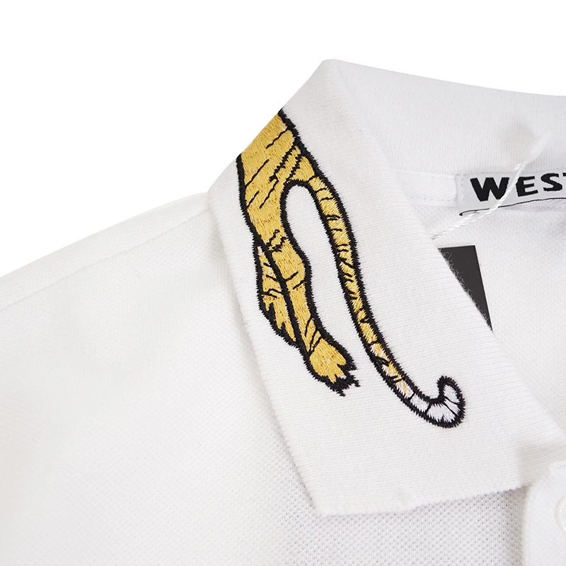 Летняя хлопковая поло для отдыха, с коротким рукавом, свободный крой