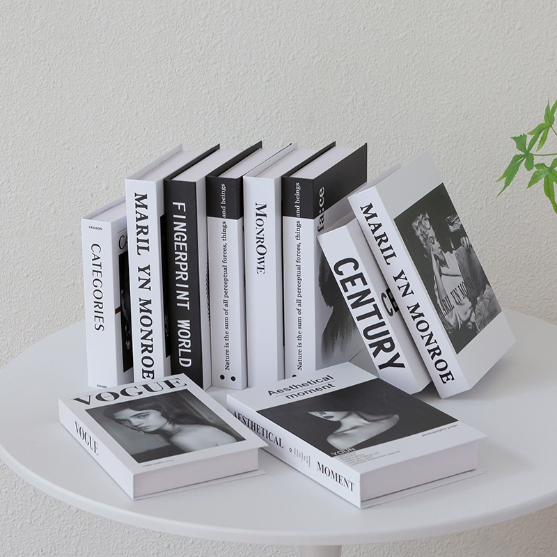 Скандинавский простой стиль фальшивой книги модель Studycop магазин имитационная книжка гостиная офис книжный шкаф креативное оформление книжная лента