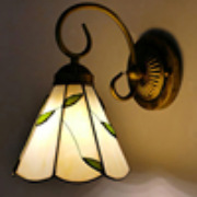 Baohua Tiffany moderno color minimalista lámpara de pared dormitorio lámpara de noche pasillo de estilo europeo salón lámpara de pared de fondo