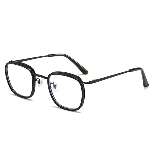New Fashion Trend Retro Japanese Men and Women's TR90 Transparent Natural Blue Light Blocking Eyeglass Frames