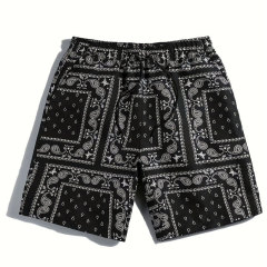 外国貿易メンズカジュアルショートパンツ夏の男性の新しいファッションファッション多色腰果花ゆるい大サイズのショートパンツ男