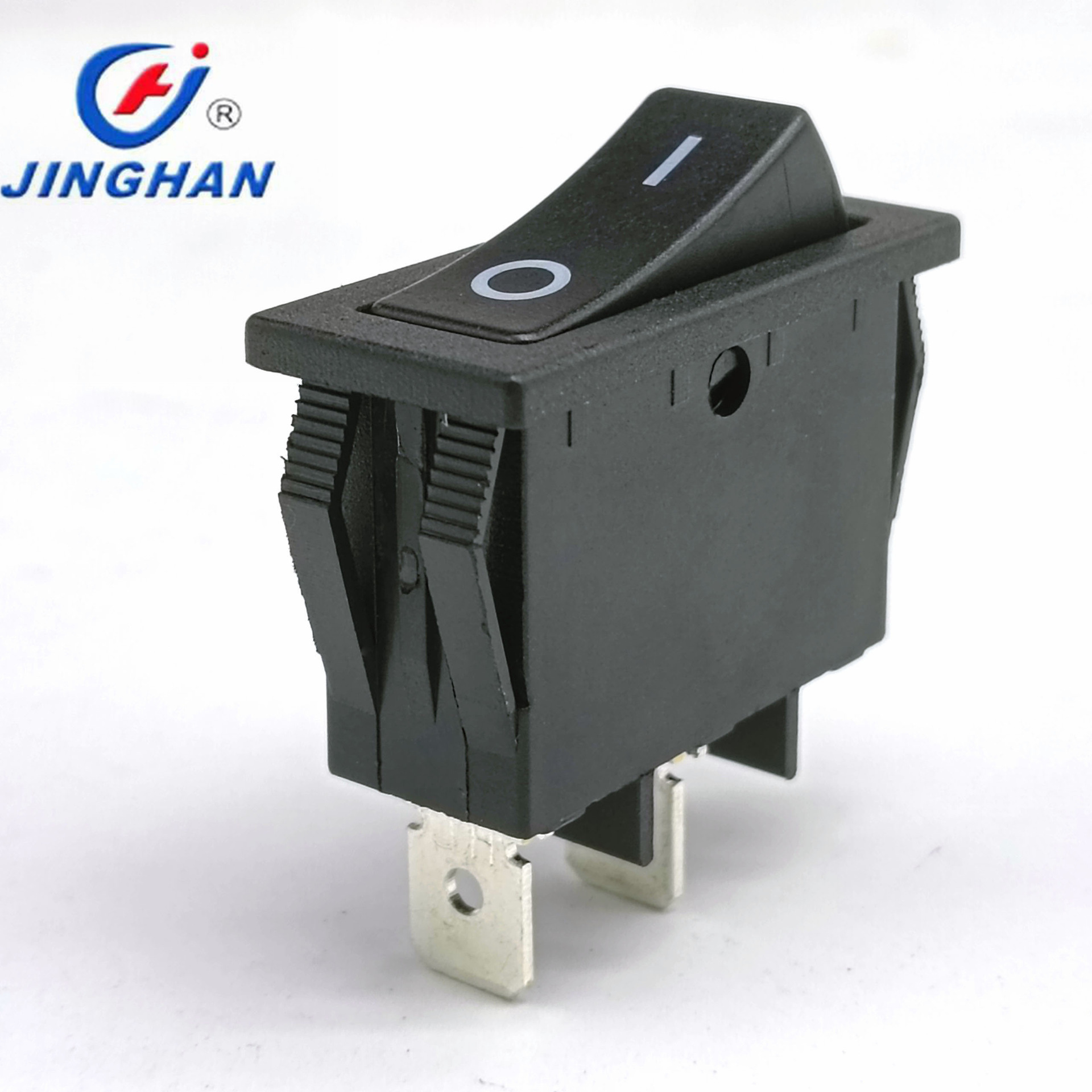 晶瀚 JINGHAN 双耳电锅船型开关 两档两脚电热锅开关 KCD3-102/2P
