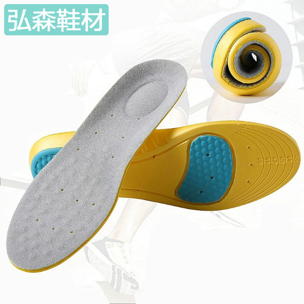 [Hongsen] deportes plantilla hombres adultos EVA entrenamiento militar corriendo plantilla Otoño e Invierno absorción de choque plantilla en stock venta al por mayor