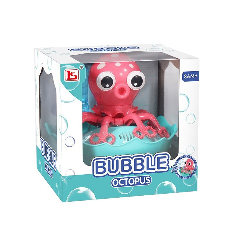 Máquina de burbujas eléctrica para niños de Amazon juguete pingüino ballena pulpo máquina de burbujas juguete de burbujas automático
