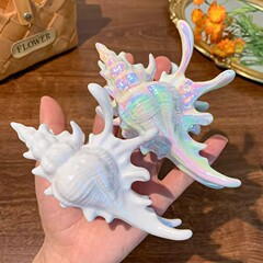 ヴィーナスインス シェルグリッパー ヘアピン シャーククリップ オーシャンヘアアクセサリー 頭飾り ニッチギフト 後頭部ヘア