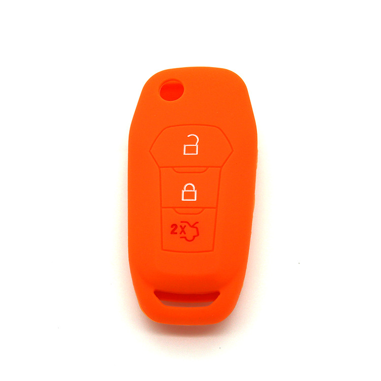Mondeo 3-Button Folding – Ford Car key bag - orange