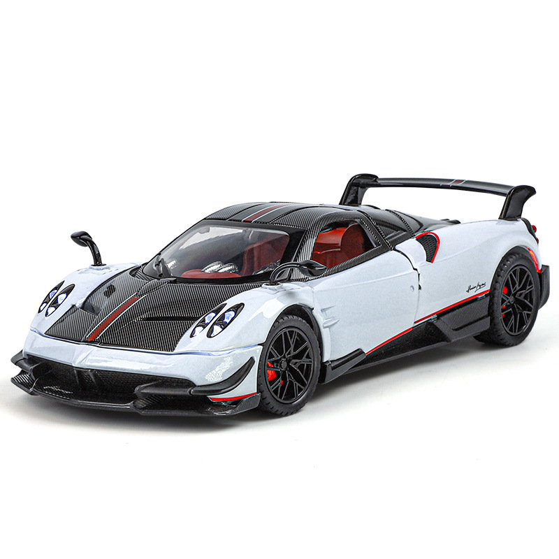 Nuevo modelo de coche de aleación Haodi 1:24 coche deportivo Pagani con sonido y luz de retorno coche de juguete modelo de efecto de sonido