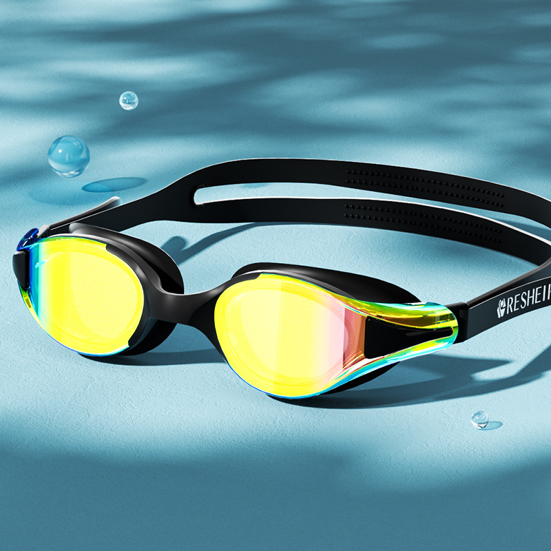 Gafas de Natación HD para Adultos de PC, Impermeables y Anti-empañamiento