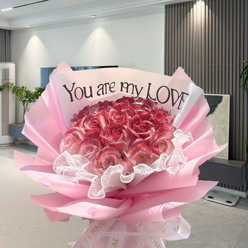 19 레트로 레드 꽃