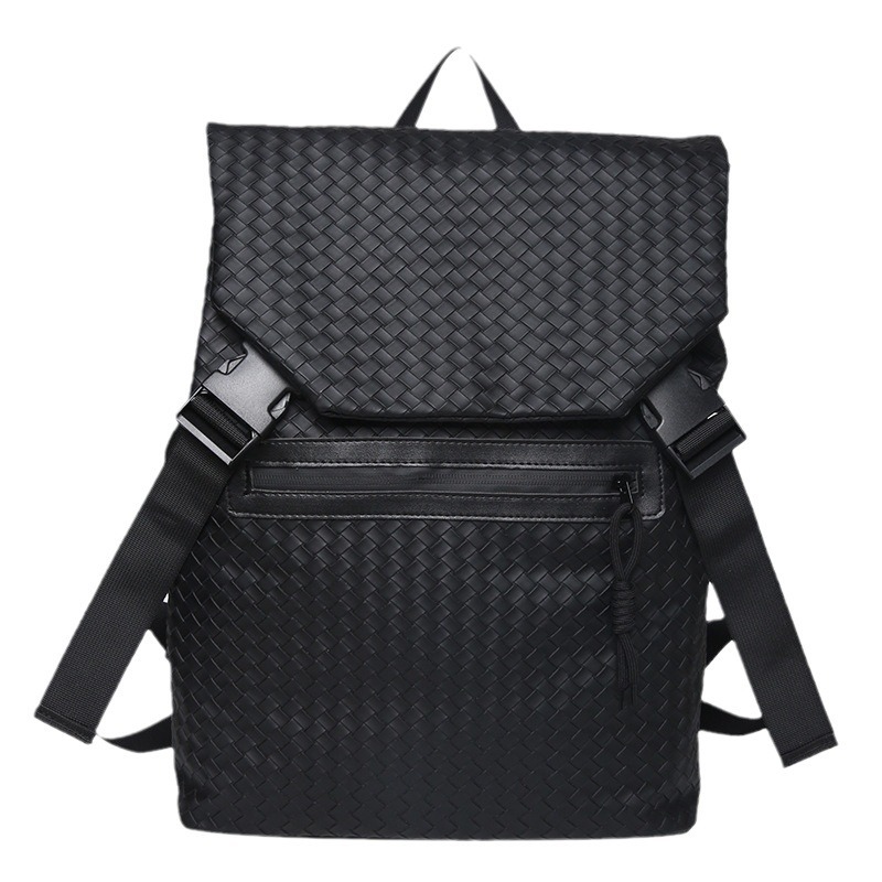 Mochila para hombres de alta capacidad de marca de moda, mochila de bicicleta de estilo, mochila de textura para estudiantes universitarios, mochila de computadora para viajes