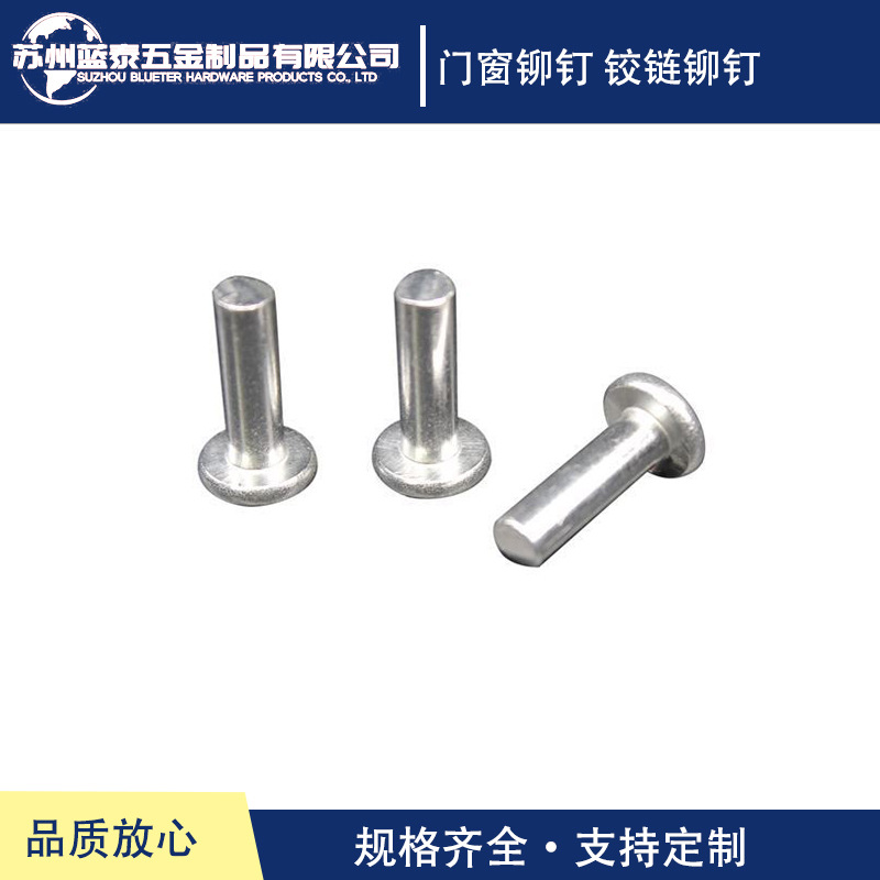 不锈钢半空心铆钉 船用紧固件连接件 船用铆钉 螺丝