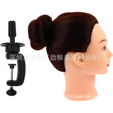 假发练习头模教习头编发盘发化妆美发剪发模特头学徒公仔头假人头