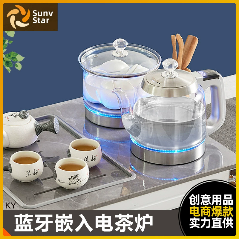 Полностью автоматическая нижняя часть Shangshang Hydropower Hot Bachelon Tea Tomber Pubo Tea Special Kung Fu Tea Table со встроенным чайным шкафом