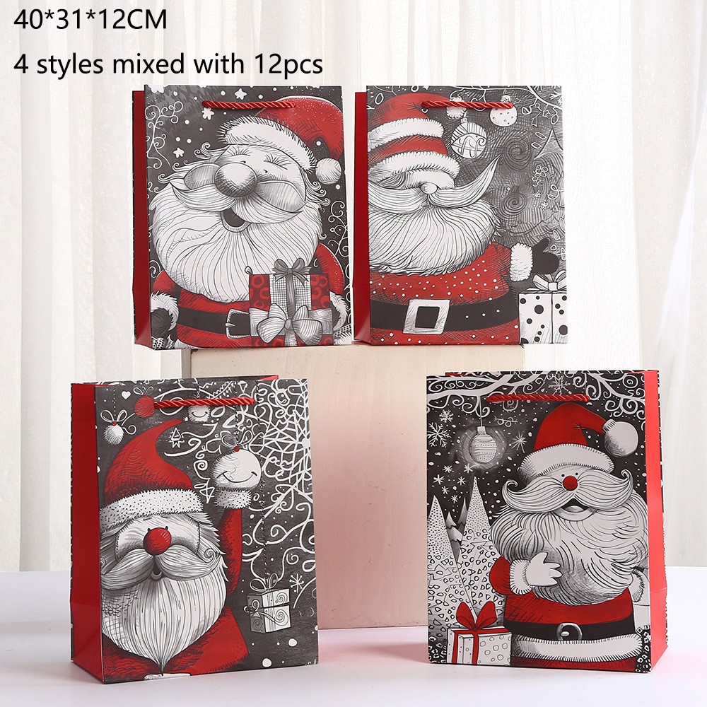 K6008 시리즈 4 혼합 가방; 흰색 판지; 스몰 사이즈 18*10*23cm