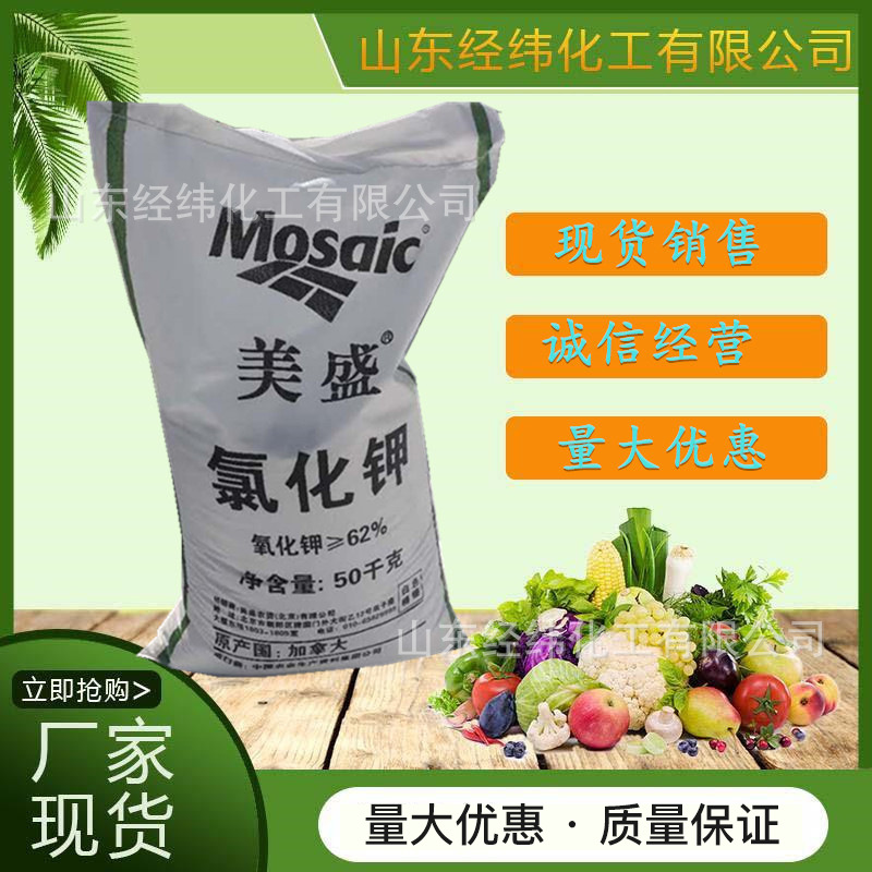 厂家直销农用氯化钾 工业级62俄罗斯氯化钾种养殖中农中化 氯化钾