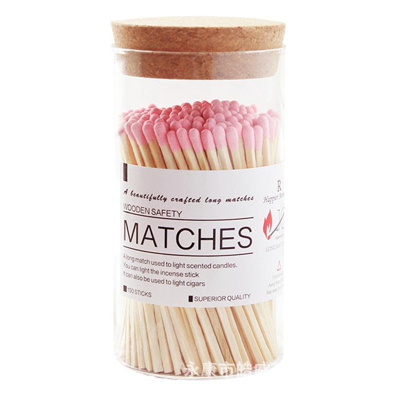 [Suministro directo de fábrica] partido largo 10cm aromaterapia vela especial alargado embotellado viejo color cabeza arte encendedor