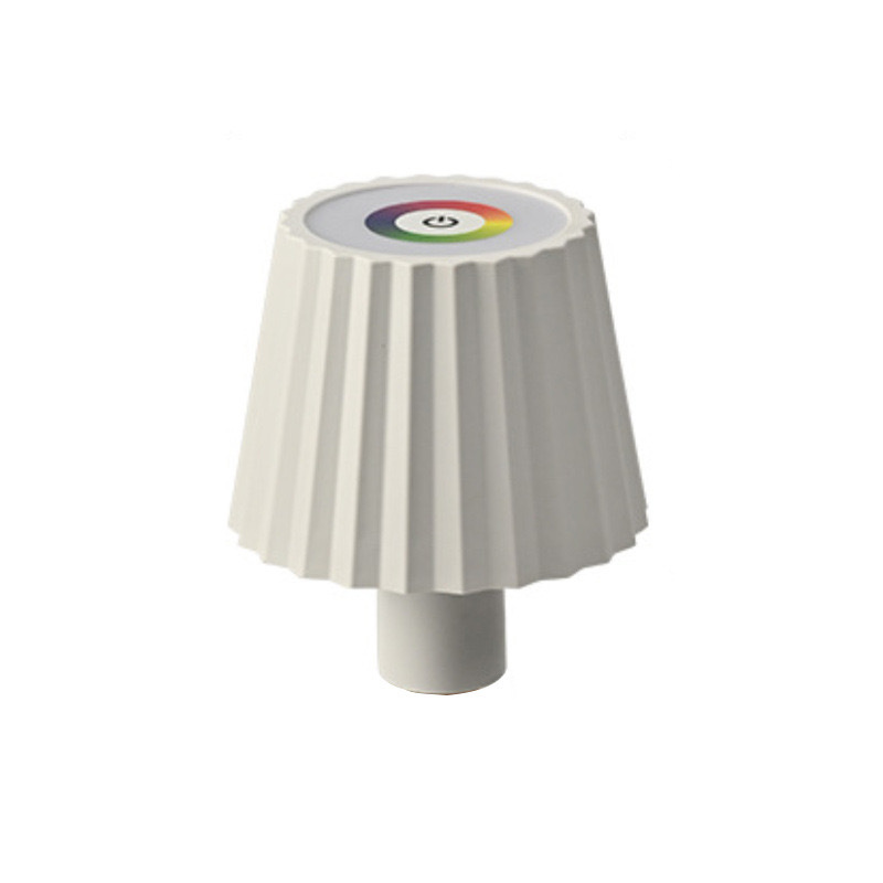 Lámpara de mesa de botella de vino led transfronteriza barra de limpieza RGB decoración de mesa de restaurante con incrustaciones luz de noche luz de barra de vino puntiaguda