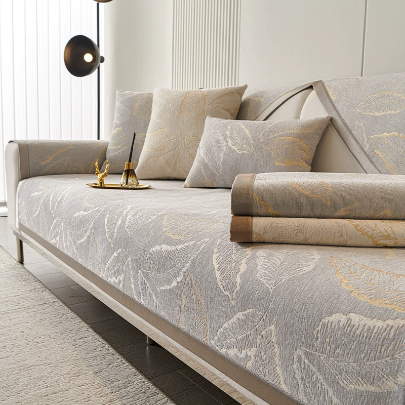 Кожаная подушка для дивана, четыре сезона, новинка 2025 года, летняя подушка, чехол, ткань, полотенце