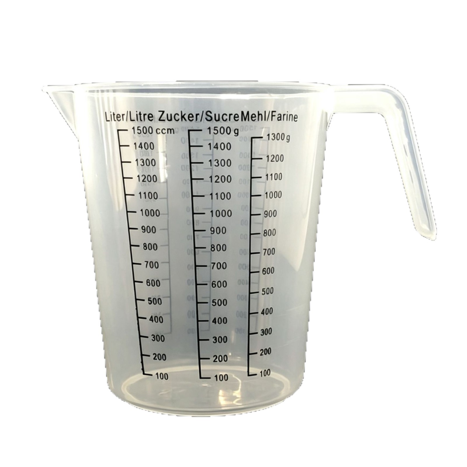 1500ml taza de medición de plástico taza de medición DIY taza de medición PP taza de medición taza de mezcla de pintura