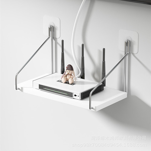Router storage box TV box shelf projector wall mounting wall Wi-Fi holder bracket wall-mounted