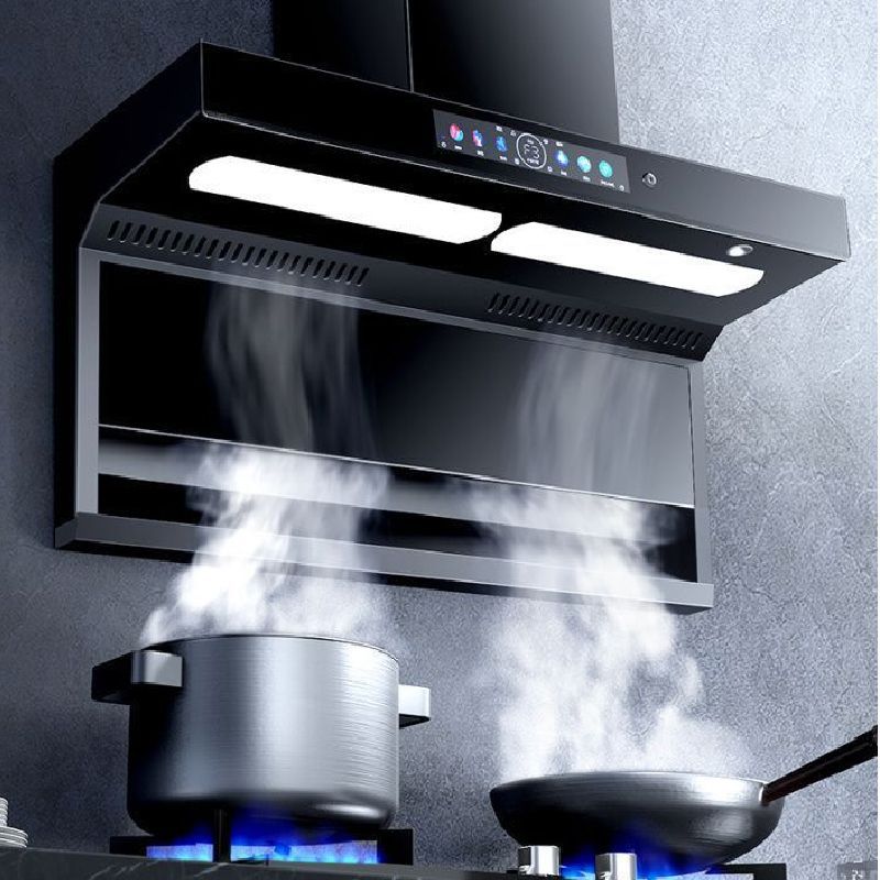 Range Hood Household Top-Side Double Range Hood Gas Stove Set Rental House