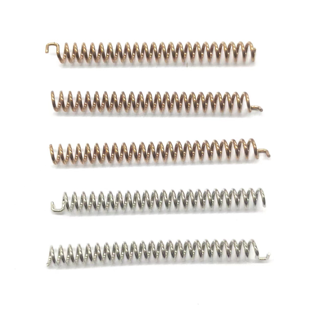 接收器弹簧大线径黄铜磷铜大弹簧漆包铜天线弹簧