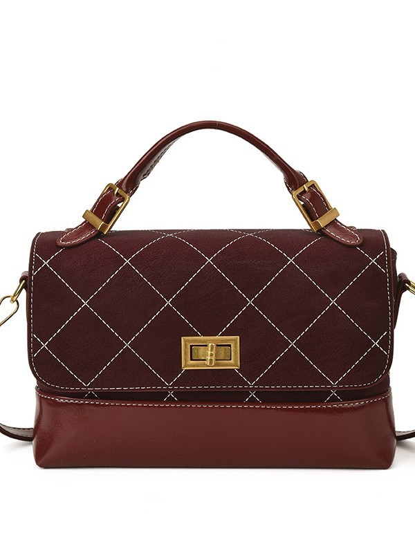 Bolso de mujer 2025 nuevo bordado de diamante transfronterizo bolso de mano popular bolso de hombro simple bolso de vagabundo universal