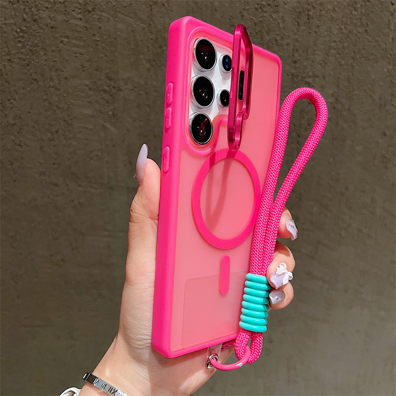 Funda Magnética con Soporte de Lente de PC con Protección Anti-caídas y Acabado Mate