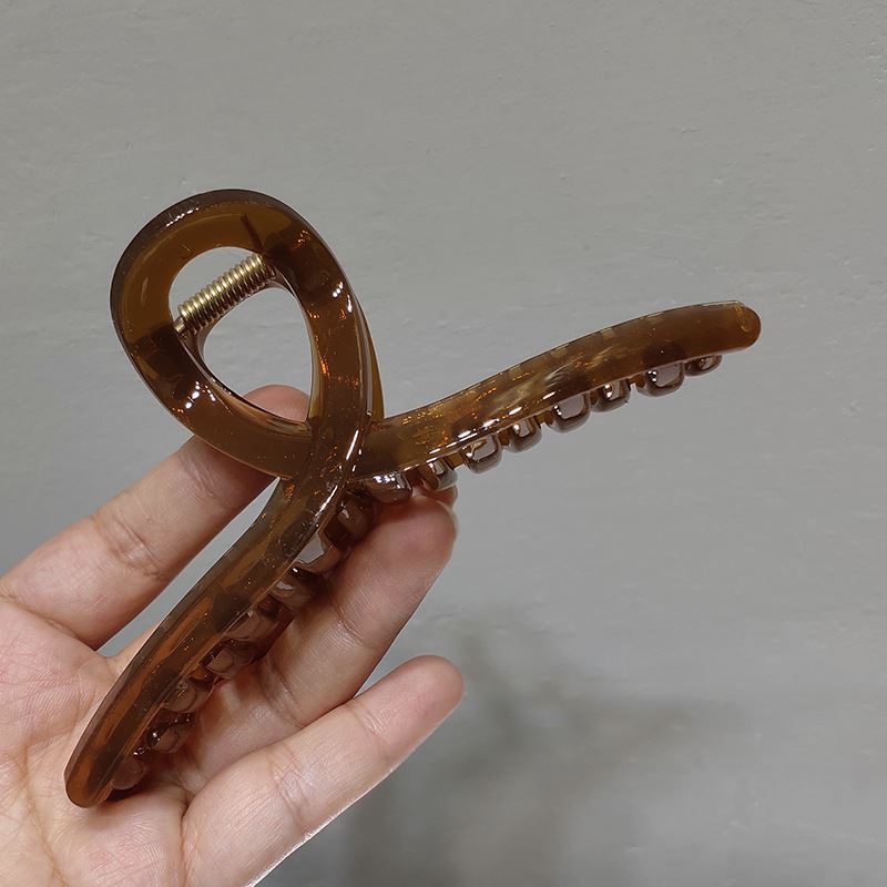 Corea del Sur elegante clip de pelo de las mujeres clip de helado tocado de alto grado horquilla de tiburón clip de pelo grande al por mayor