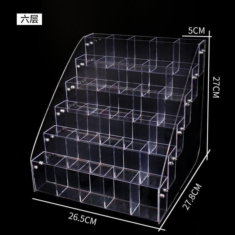 亚克力展示笔架架子斜插式文具店学生笔筒中性圆珠笔收纳盒亚马逊